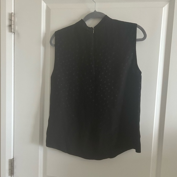 Rebecca Taylor Sleeveless Silk Jacquard Top - Picture 7 of 9